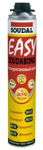 Пена-клей строительный полиуретановый  "Soudal" SOUDABOND Easy 750 мл под пистолет
