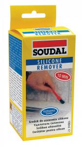 Удалитель силикона Soudal Silicone Remover 100 мл (кисточка и шпатель в комплекте)