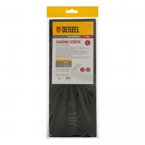 Сетка абразивная Р100 115х280мм 5шт/Denzel 75171