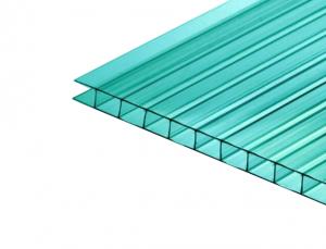 Сотовый поликарбонат Master 6,0*2100*6000мм (бирюза) 0,77кг/м2 Сотовый поликарбонат Master 6,0*2100*6000мм (бирюза) 0,77кг/м2