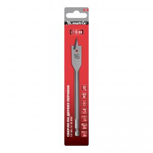 Сверло по дереву перовое 16мм 6-гранный хвостик/Matrix 70408 Сверло по дереву перовое 16мм 6-гранный хвостик/Matrix 70408