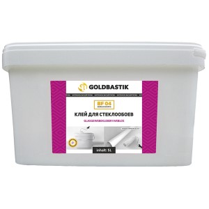 Клей для стеклообоев GOLDBASTIK BF 04, 5 л