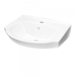 Умывальник керам. с креплением Альбано 55 с отверстием белый с1