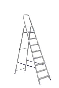 Лестница-стремянка алюминиевая матовая 8-и ступенчатая Ам708