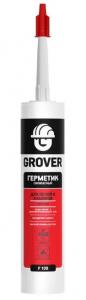 Герметик силиконовый для печей и каминов Grover F 100 туба 300мл Герметик силиконовый для печей и каминов Grover F 100 туба 300мл
