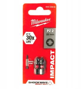 Насадка Milwaukee SHOCKWAVE PZ2 25мм (2шт)