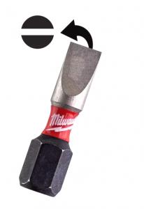 Насадка Milwaukee SHOCKWAVE SL0,6х4,5 25мм (2шт)