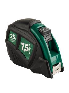 Рулетка прорезиненный корпус 7,5мх25мм РОШМА