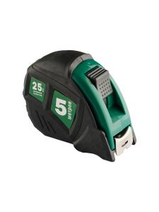 Рулетка прорезиненный корпус 5мх25мм РОШМА