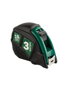 Рулетка прорезиненный корпус 3мх19мм РОШМА