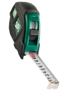 Рулетка прорезиненный корпус 10мх25мм РОШМА