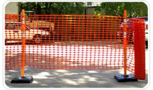 Сетка для сигнальных ограждений усиленная зеленая(1рул=50м2)