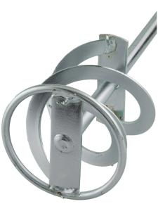 Миксер для смесей оцинкованный 120х600мм с гайкой М14