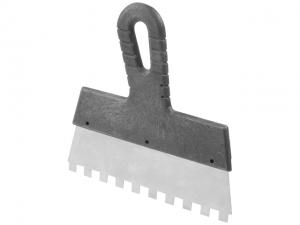 Шпатель фасад. зубчат. нерж. 200мм зуб 10х10  ВОЛАТ 35050-2010