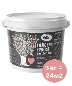 Краска для деревьев садовая NaPole (GOLDBASTIK ВТ 10) 3 кг