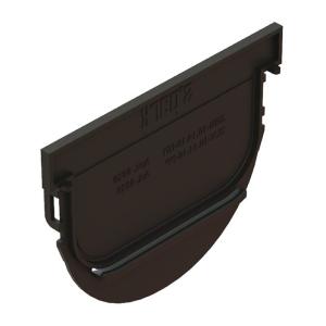 Заглушка торцевая Spark ЭЛВ-10.14.10-ПП для лотка водоотводного пластикового