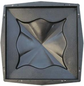 Форма  крышка четырехскатня 45х45 