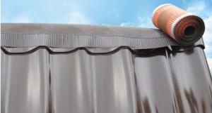 Лента вентиляционная коньковая ЛВК-240*5000 RAL 8017