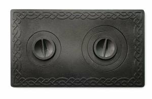 Плита печная двухконфорочная П2-3 (Узор) спец 710х410мм