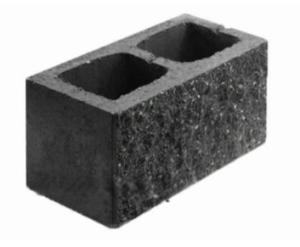 Камень столбовой 390*190*190 Черный