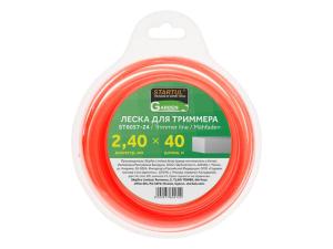 Леска ф 2.4ммх40м квадратного сечения STARTUL GARDEN, арт.ST6057-24 Леска ф 2.4ммх40м квадратного сечения STARTUL GARDEN, арт.ST6057-24