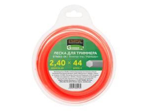 Леска ф 2.4ммх44м шестигранного сечения STARTUL GARDEN, арт.ST6051-24 Леска ф 2.4ммх44м шестигранного сечения STARTUL GARDEN, арт.ST6051-24