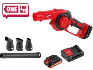 Аккум. воздуходувка WORTEX LX BB 1518-1 D ALL1 XLT SET 18В, 210 м.куб/ч, 129 км/ч, арт.1334644