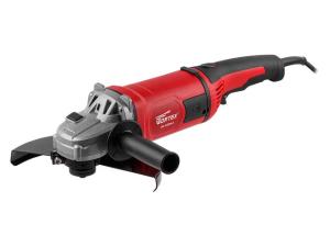 Двуручная углошлифмашина WORTEX AG 2326-2 в кор. 2100 Вт, 230 мм, 6500 об/мин., плавный пуск, арт.AG