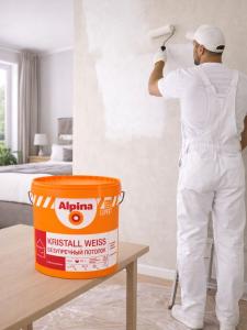Краска ВД-АК Alpina EXPERT Kristall Weiss 2,5л / 3,75 кг