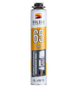 Пена монтажная профессиональная всесезонная SOLIDE Foam Pro 65 (750мл) Пена монтажная профессиональная всесезонная SOLIDE Foam Pro 65 (750мл)