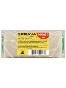 Запаска велюровая 50% шерсть, к ручке 6мм, 100х30мм ворс 5мм