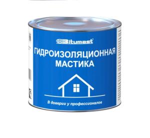BITUMAST Мастика гидроизол. 2л/1,8кг/металл
